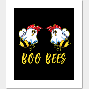Funny Boo Bees Headband Halloween Costume Matching Couples Posters and Art